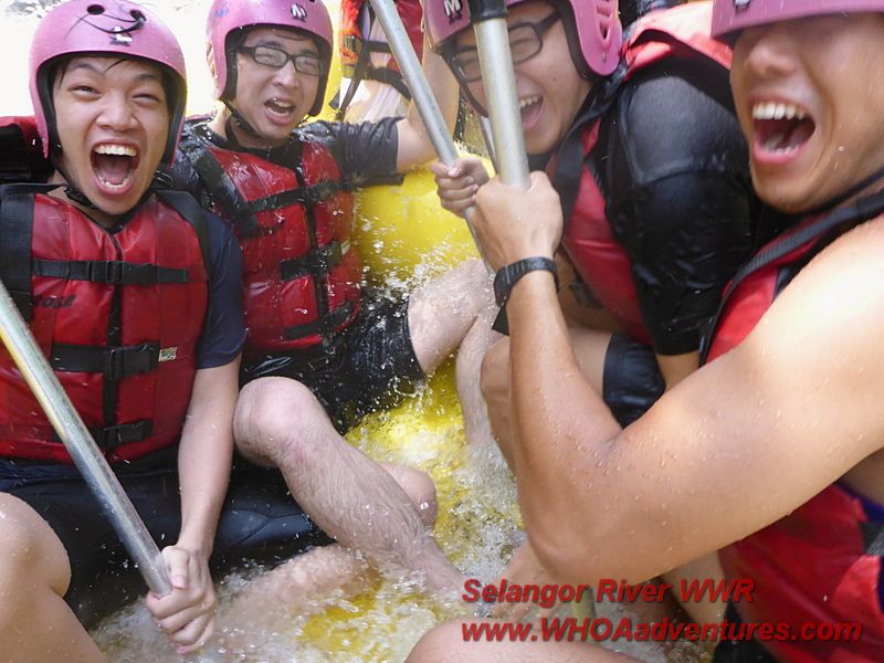 Happy Happy Joy Joy Selangor whitewater rafting